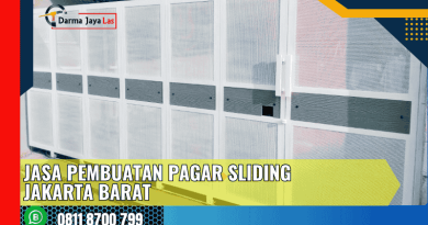 Jasa Pembuatan Pagar Sliding Jakarta Barat